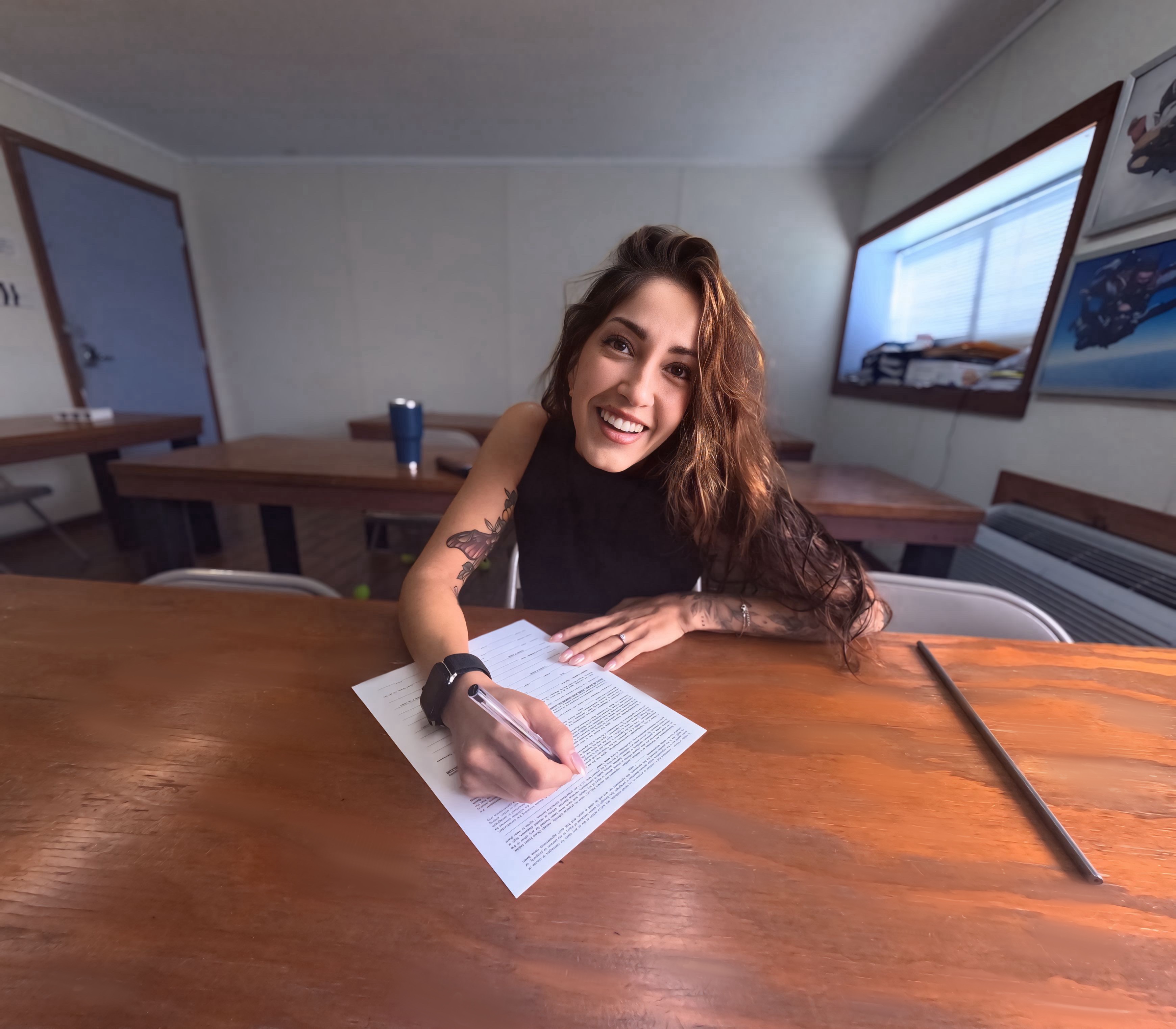 Arrival and paperwork